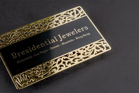 metallic printable business cards.